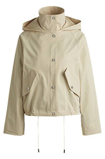 Vetrovka BOSS Water-Repellent Hooded Parka Jacket Béžová | 50531879, 0