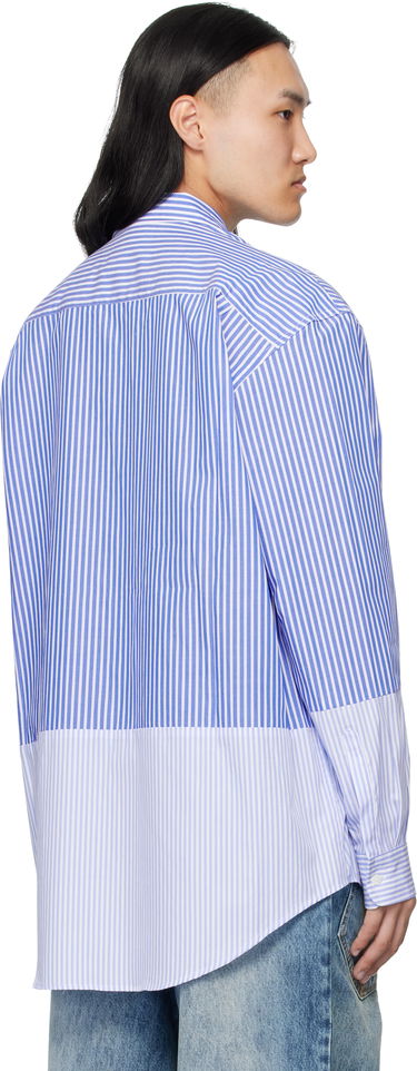 Košeľa VETEMENTS VETEMENTS Splitted Striped Shirt Modrá | UH76SH630SL, 2
