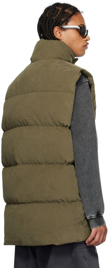 Vesta We11done We11done Quilted Down Vest Zelené | WD-PV3-23-030-U-KK, 2