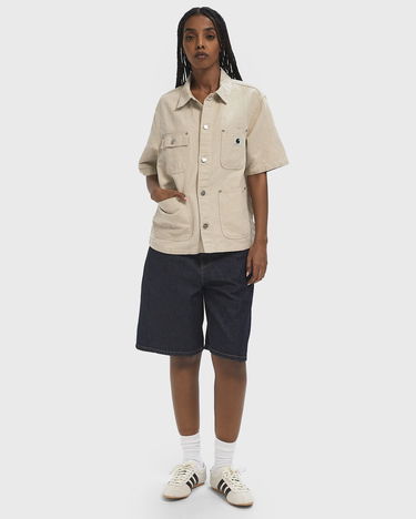 Košeľa Carhartt WIP Short Sleeve Michigan Shirt Béžová | I035573-05.02, 2