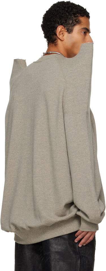 Mikina Rick Owens Concordians Tecsweat Sweatshirt Šedá | DU02E7272 FGM, 2