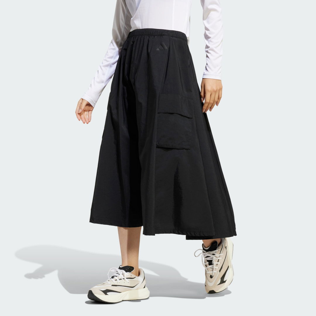 Woven Cargo Skirt