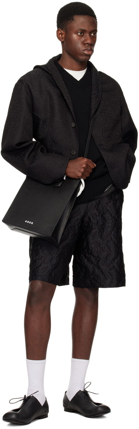Collarless Blazer With Button Closure