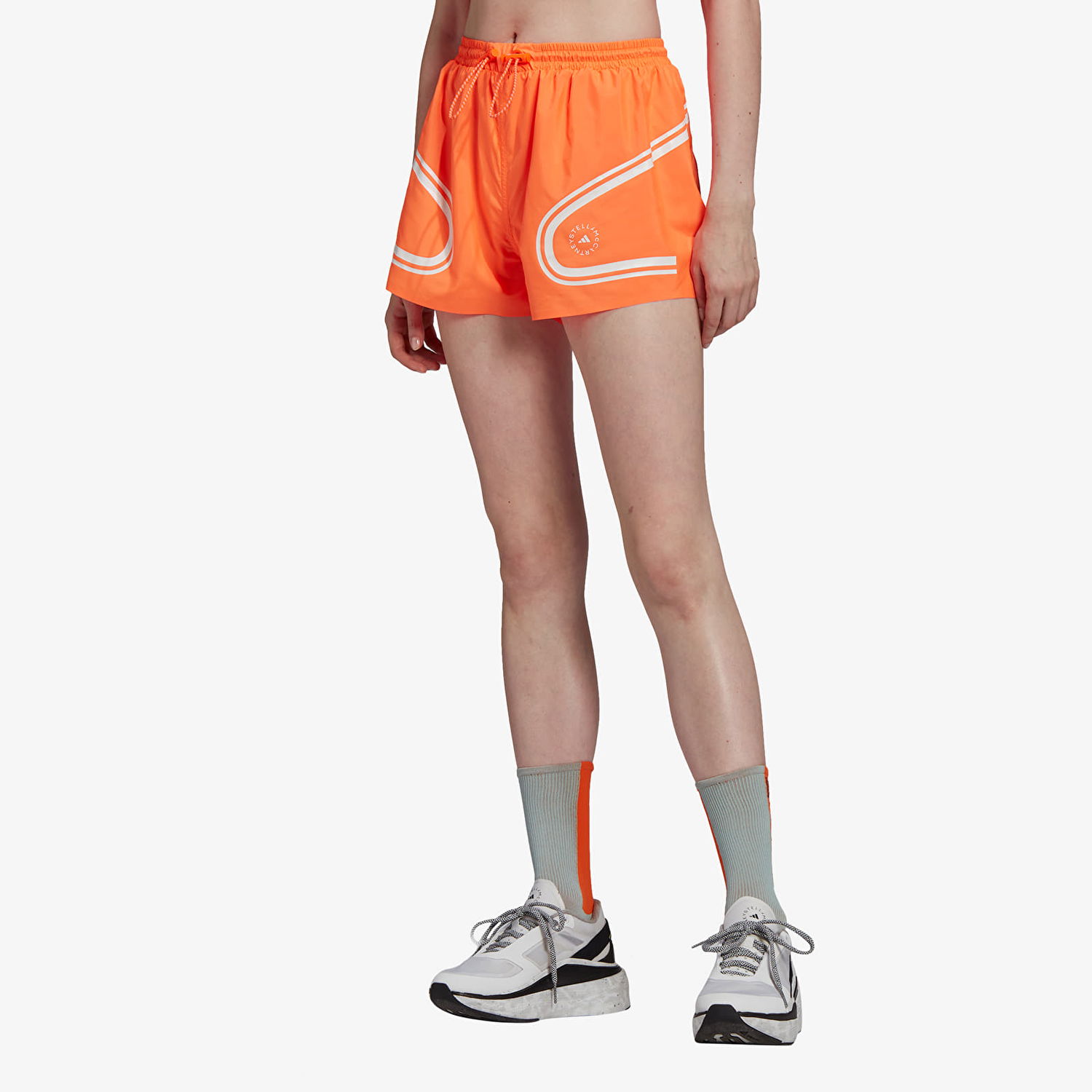 Šortky adidas Performance Stella McCartney x True Pace Short App Oranžová | HB6080, 0