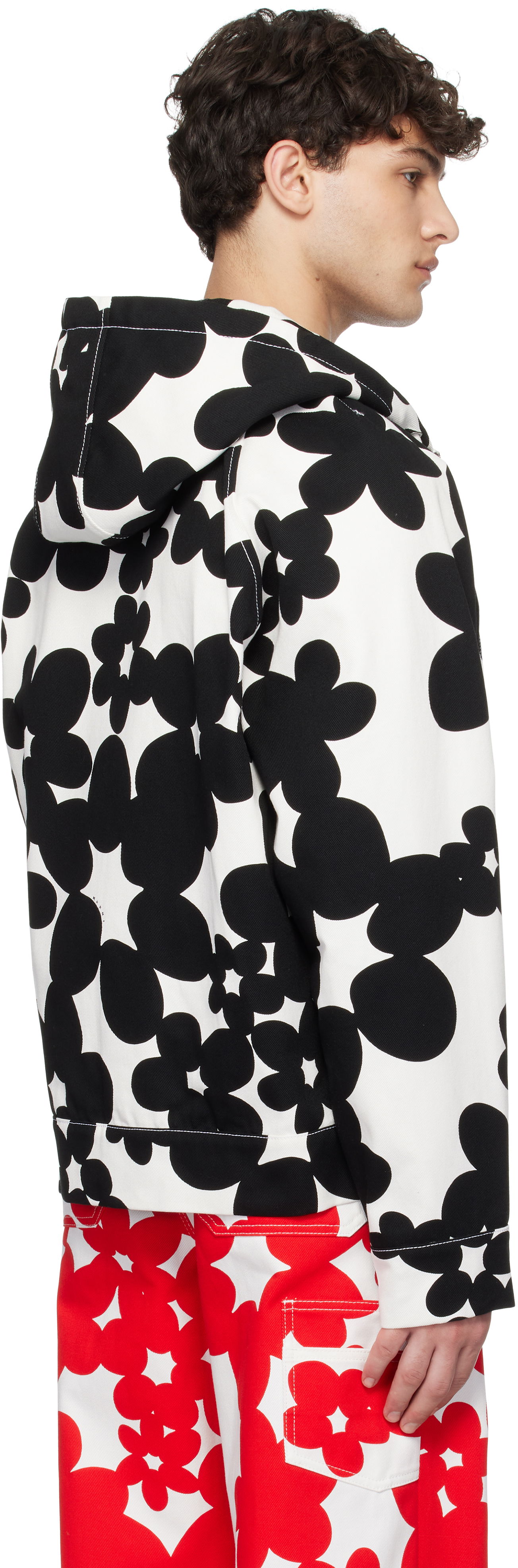 Marni Dillies Print Hooded Jacket