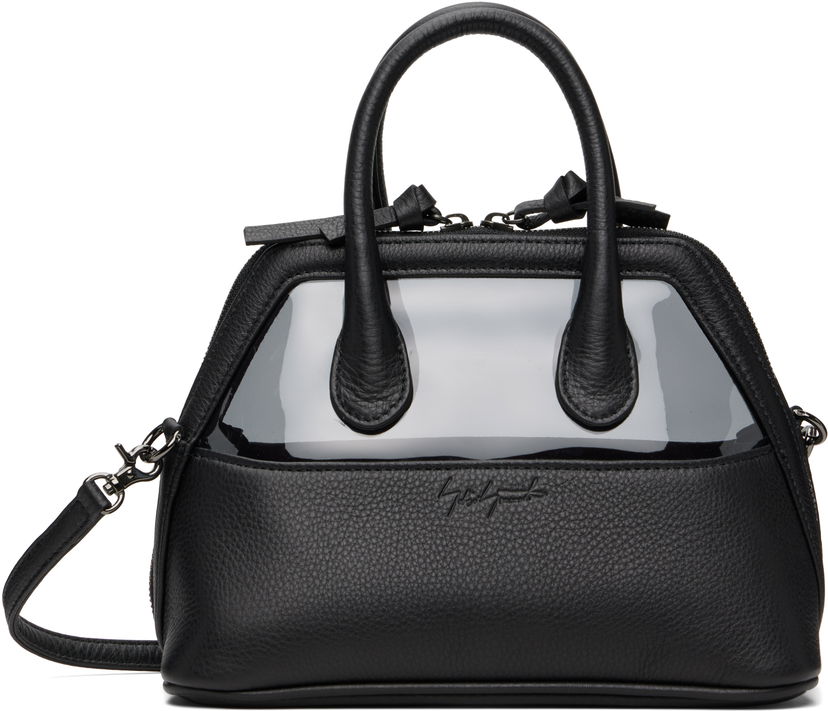 Kabelka Yohji Yamamoto YOHJI YAMAMOTO Translucent Mini Bag Čierna | DP-I15-715