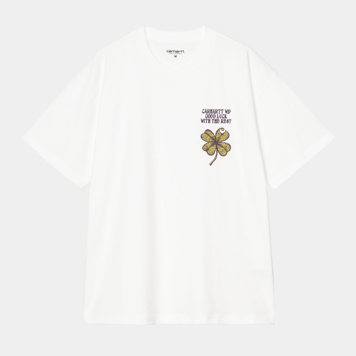 Tričko Carhartt WIP WIP S/S Clover Graphic T-Shirt Biela | I036011_9, 0
