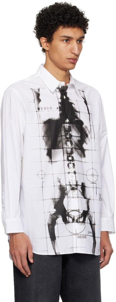 Košeľa Jean Paul Gaultier Jean Paul Gaultier 'The Squeletor' Printed Shirt Biela | 25/33-F-CH089I-C572-0100, 1