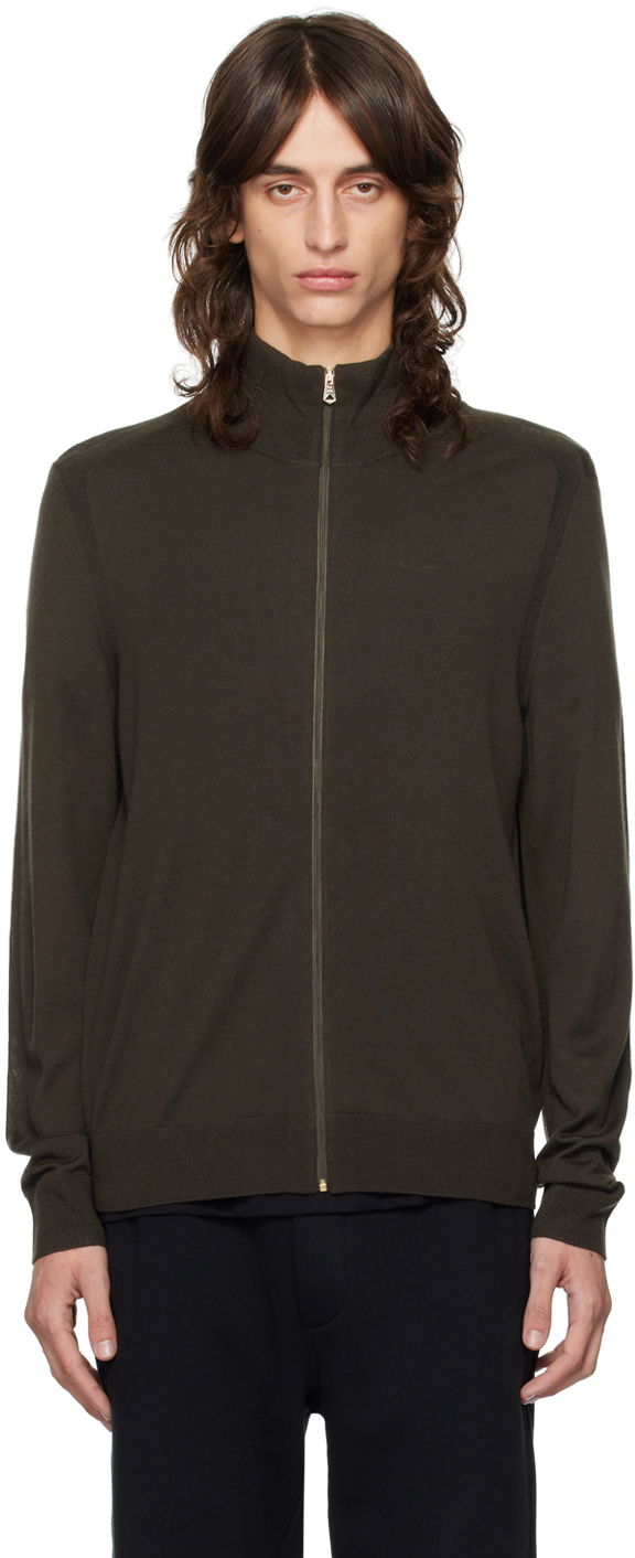 Sveter Paul Smith Paul Smith Zip Through Cardigan Hnedá | M1R-763X-M02093-35, 0