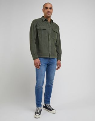 Košeľa Lee Chetopa Shirt "Olive Grove" Zelené | 112342641:XXL, 0