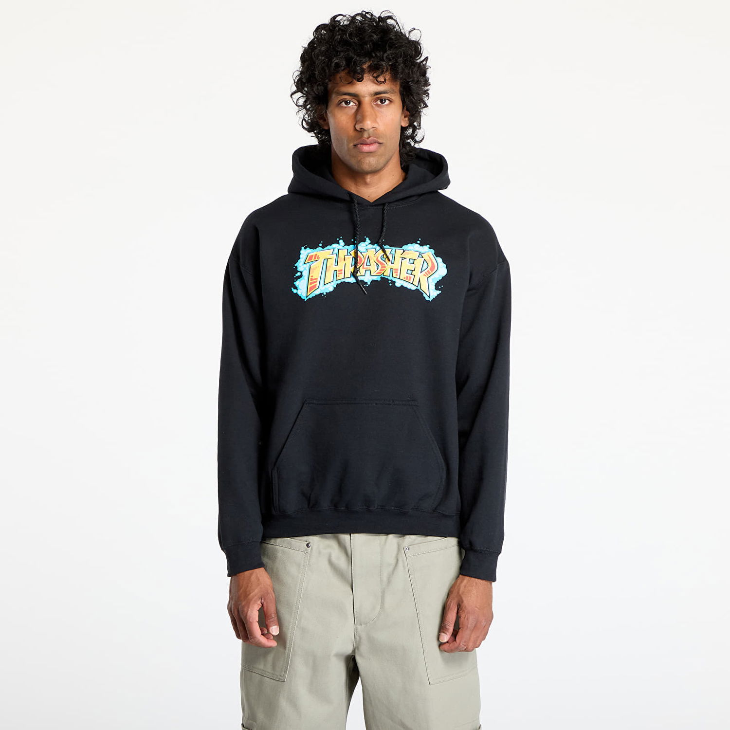Mikina Thrasher Thrasher Graff Hoodie Čierna | 145702, 0