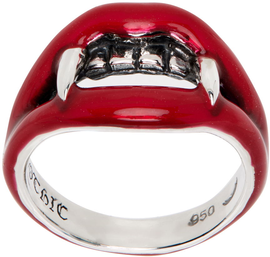 Prsteň Yohji Yamamoto Yohji Yamamoto Vampire Fang Ring Červená | HA-A03-920, 0