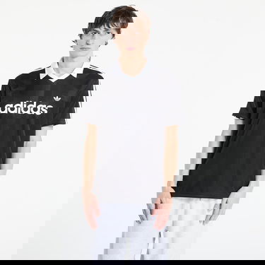 Dres adidas Performance Archive Collar Engineered Jersey Čierna | KE3584, 4