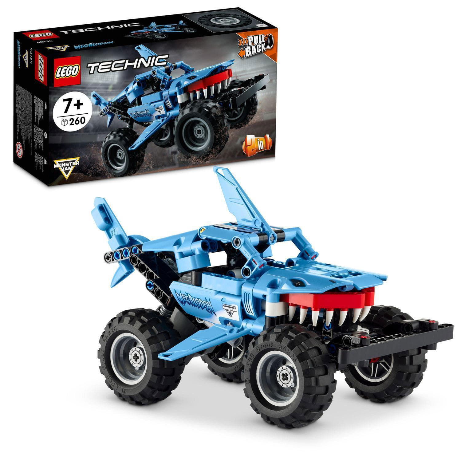 Zberateľské LEGO Technic 42134 Monster Jam Megalodon Rôznofarebný | 42134LEG, 0
