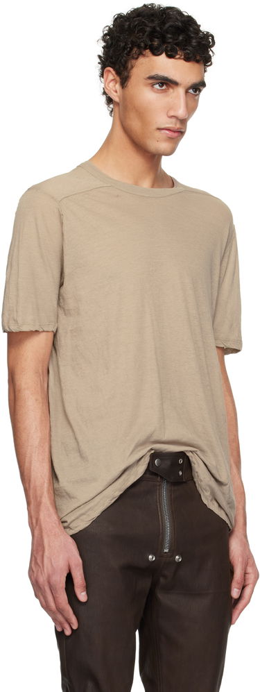 Tričko Rick Owens Rick Owens Hollywood Level T-Shirt Béžová | RU01E5264 UC, 1