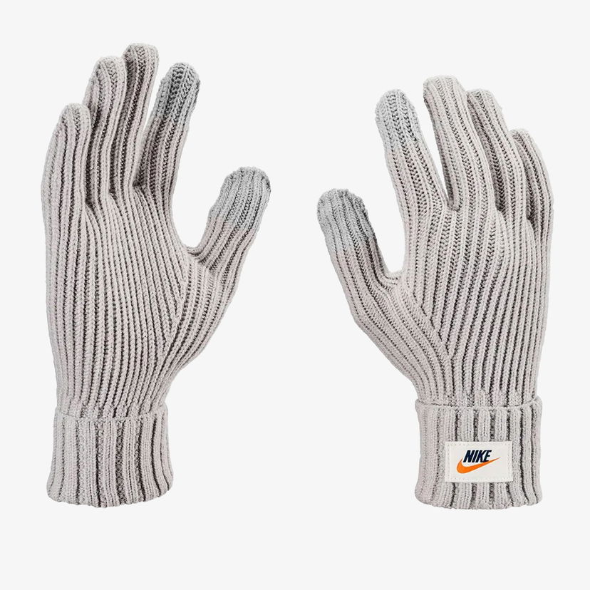 Rukavice Nike City Touchscreen Knitted Gloves Šedá | N.101.2246.043.MD