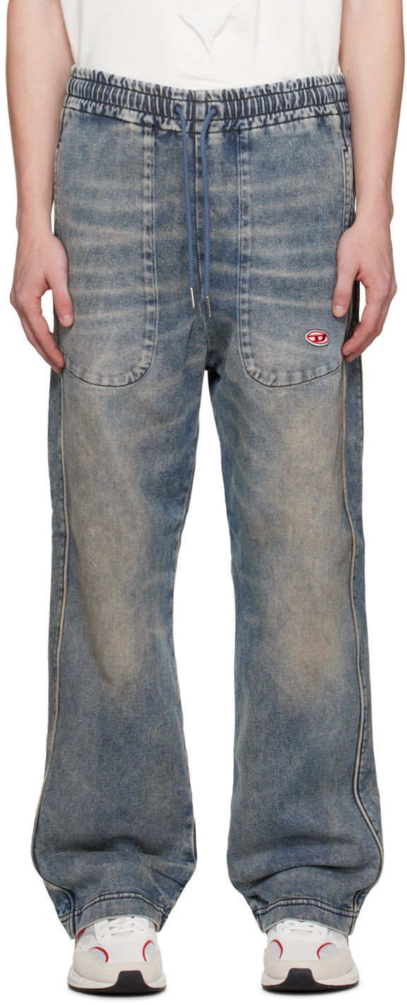 Džínsy Diesel D-Martians Track Jeans Šedá | A03924-068EV-01