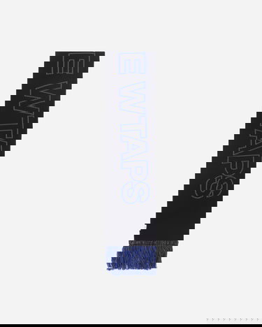 Šál WTAPS Knitted Fringe Scarf Čierna | 242MADT-AC01 001, 0