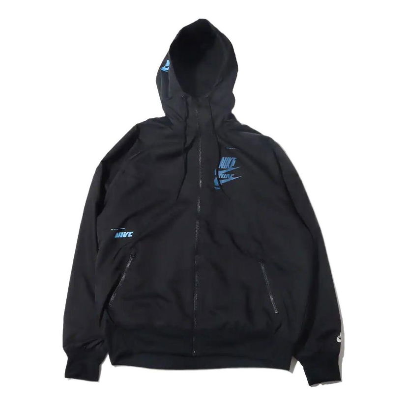 Mikina Nike Sportswear Woven Breathable Hooded Jacket Čierna | DM6868-010