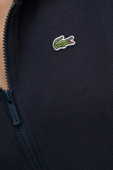 Mikina Lacoste Navy Blue Zip-Up Hoodie With Applique Modrá | SF2669, 4