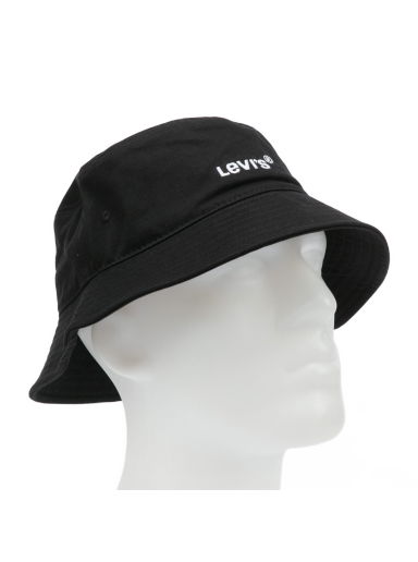 Klobúk Levi's ® Wordmark Bucket Hat Čierna | D5549-0003