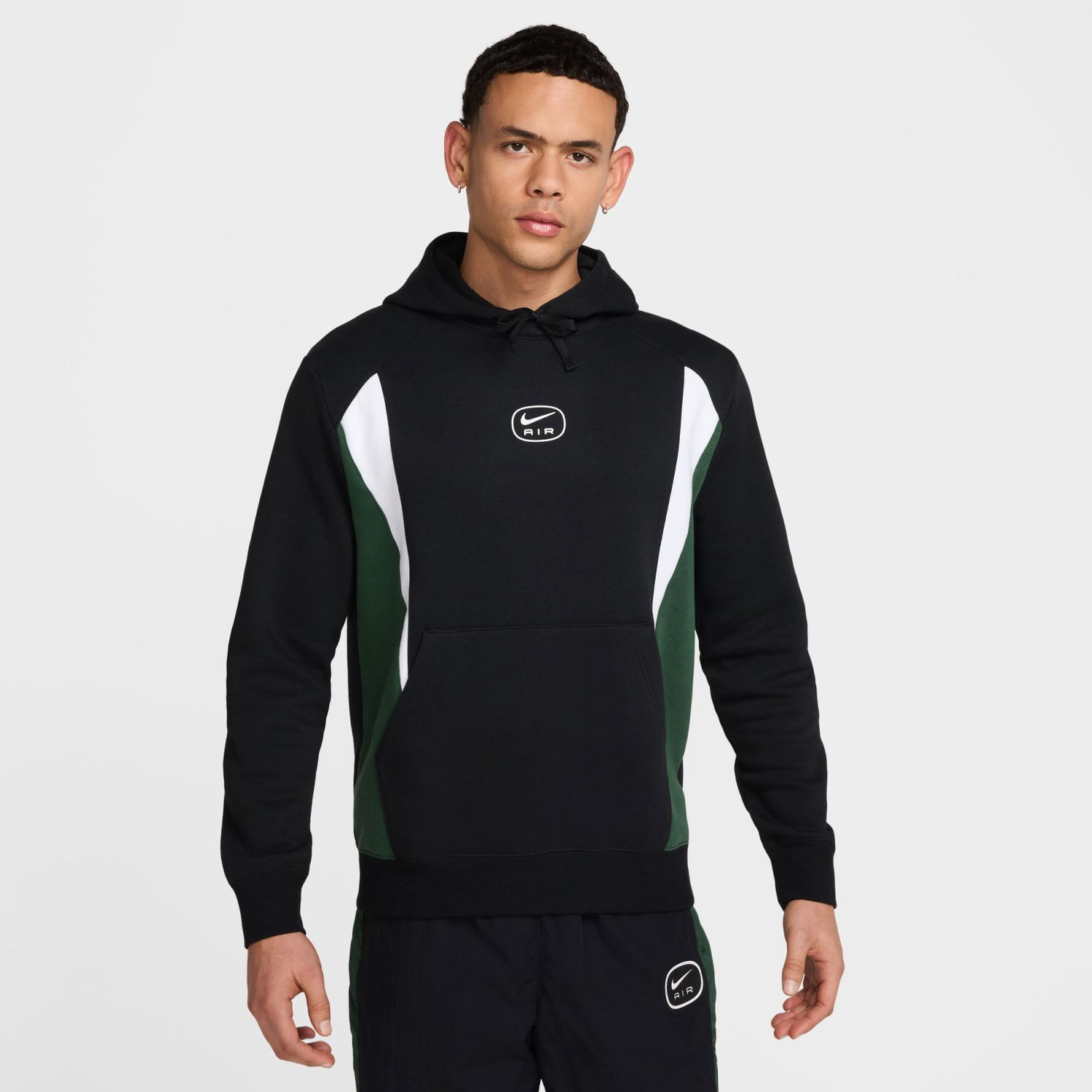 Mikina Nike Swoosh Air Fleece Hoodie Čierna | HM0175-011, 0