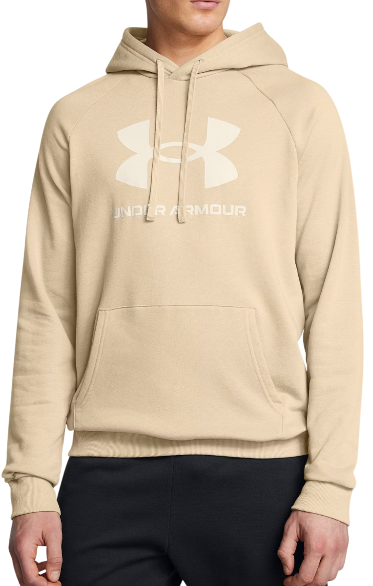 Mikina Under Armour Rival Fleece Logo HD Hoodie Béžová | 1379758-299, 0