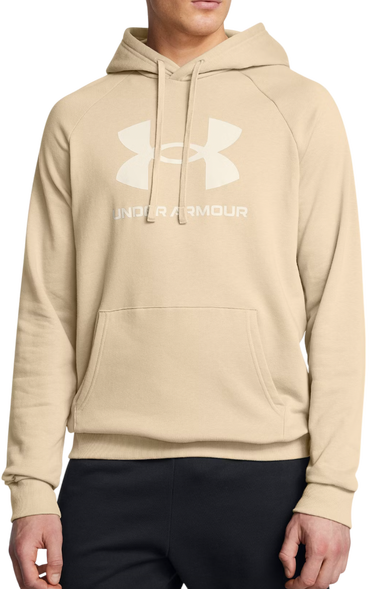 Mikina Under Armour Rival Fleece Logo HD Hoodie Béžová | 1379758-299, 0