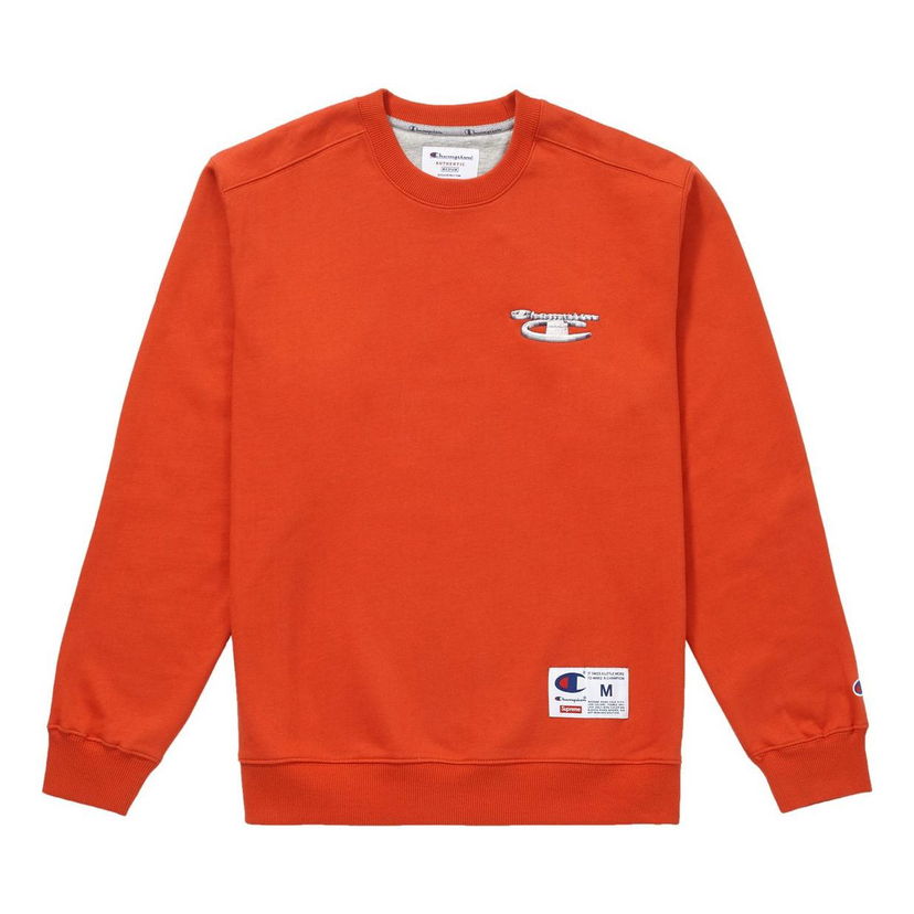 Sveter Supreme Champion 3D Metallic Crewneck Sweatshirt Oranžová | SUP-FW18-723