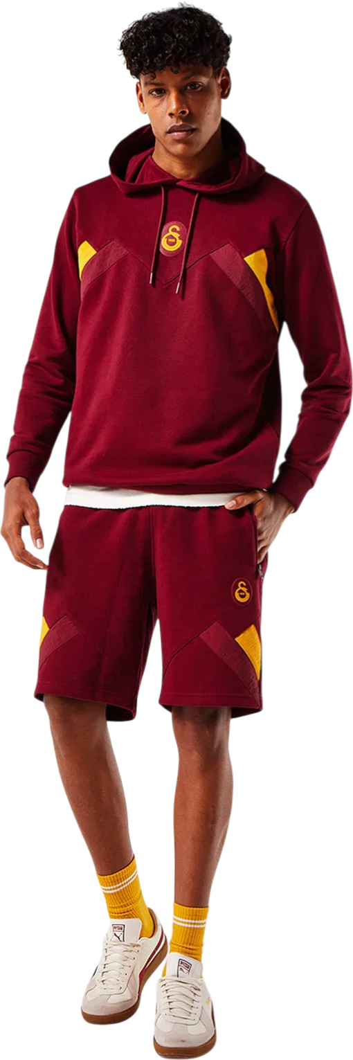 Súprava Puma Galatasaray Istanbul Hooded Sweatshirt and Shorts Vínová | e251114-100