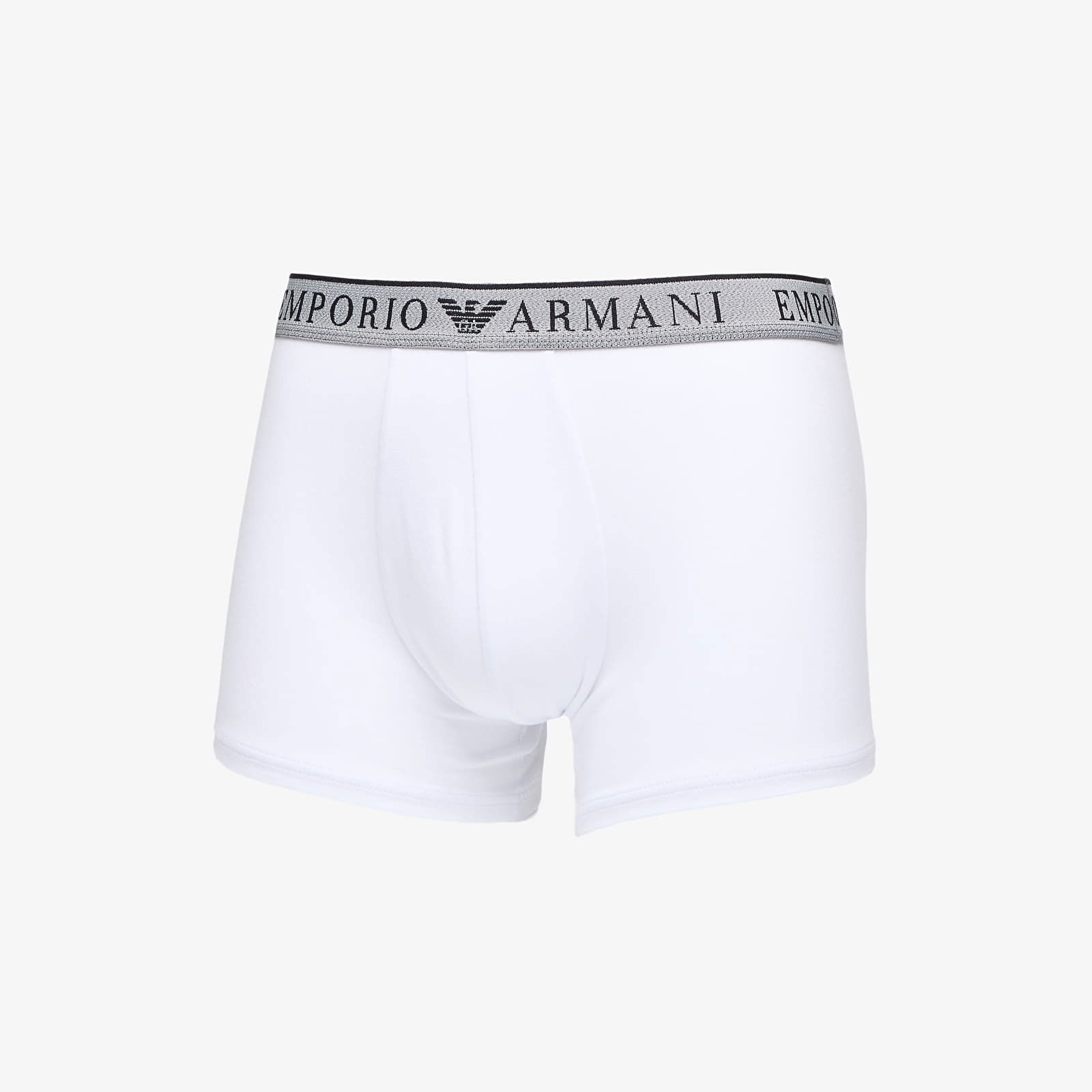 EA7 Men's Knit Trunk 2-Pack Nero/ Bianco M