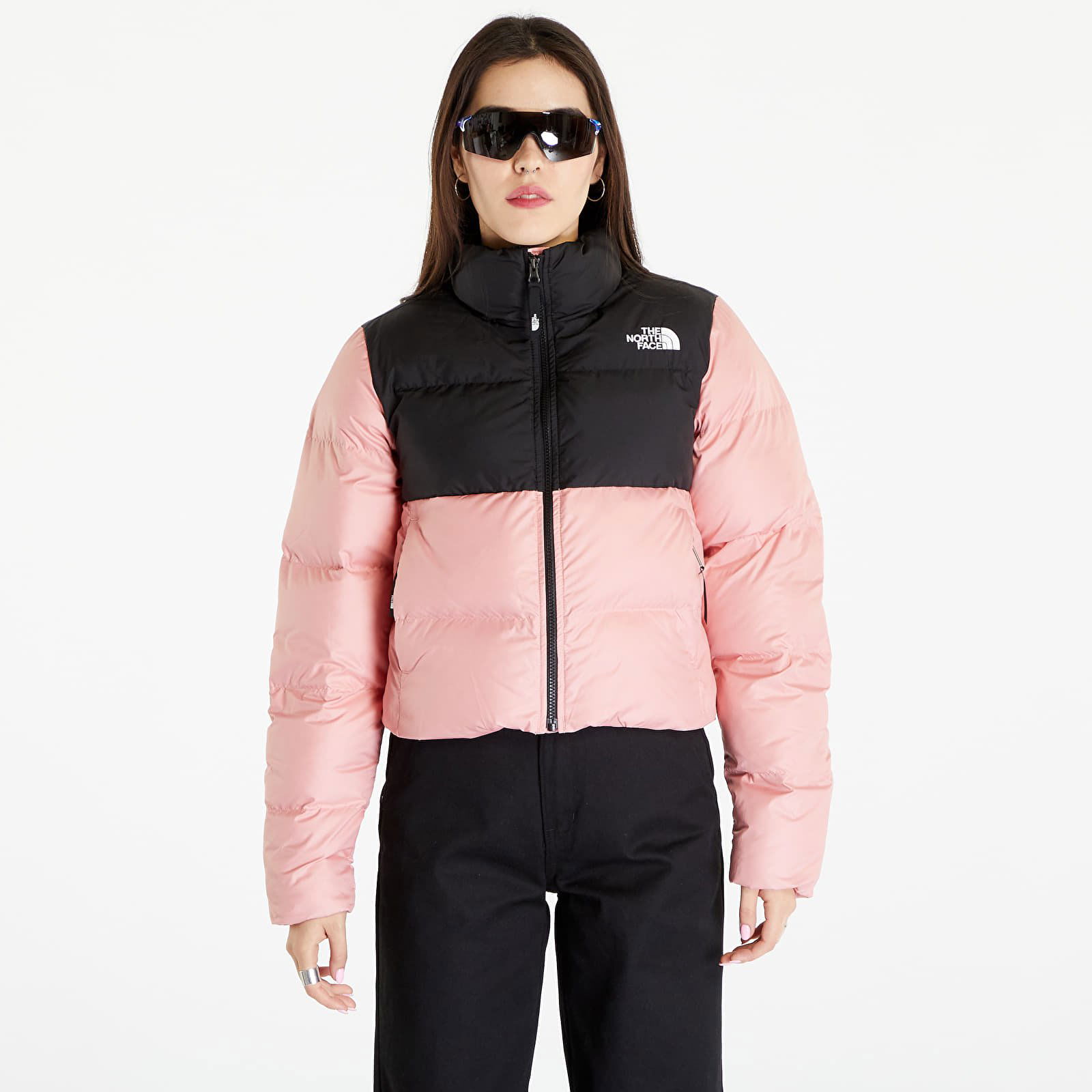 Cropped Saikuru Jacket "Shady Rose/ TNF Black"