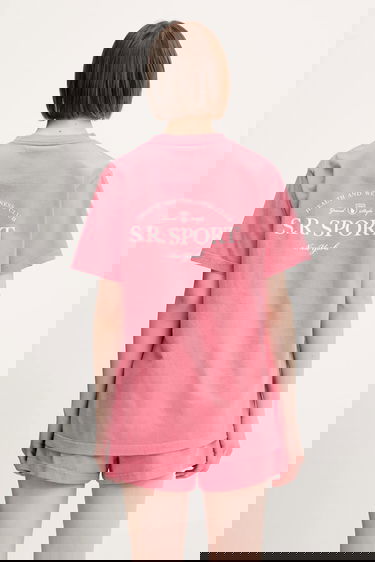 Tričko Sporty & Rich Sporty & Rich Wimbledon T-Shirt Ružová | TO043612201P139, 2
