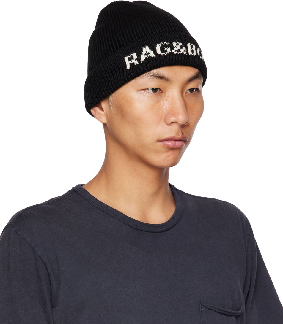 Kulicha rag & bone Rag & Bone Margo Beanie Čierna | WJK22HS000BV00, 1