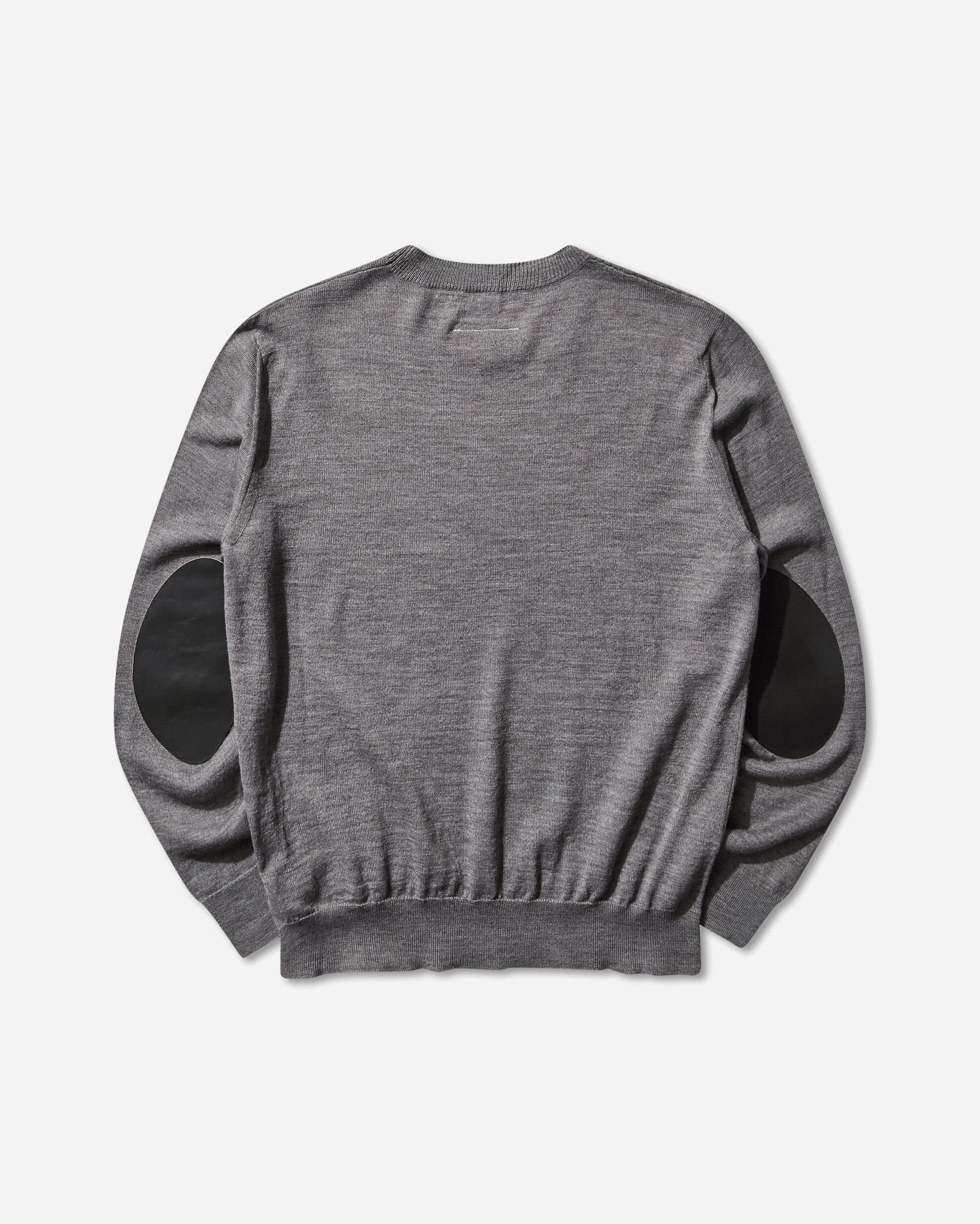 Sveter Maison Margiela Elbow Patch Crewneck Sweater Šedá | SH0HL0032 816M, 0