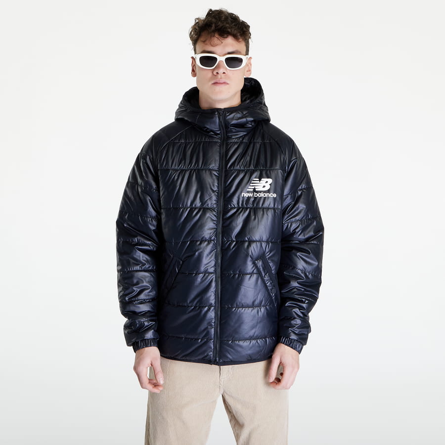 Prešívaná bunda New Balance Athletics Winterized Short Synthetic Puffer Čierna | MJ13513BK, 0