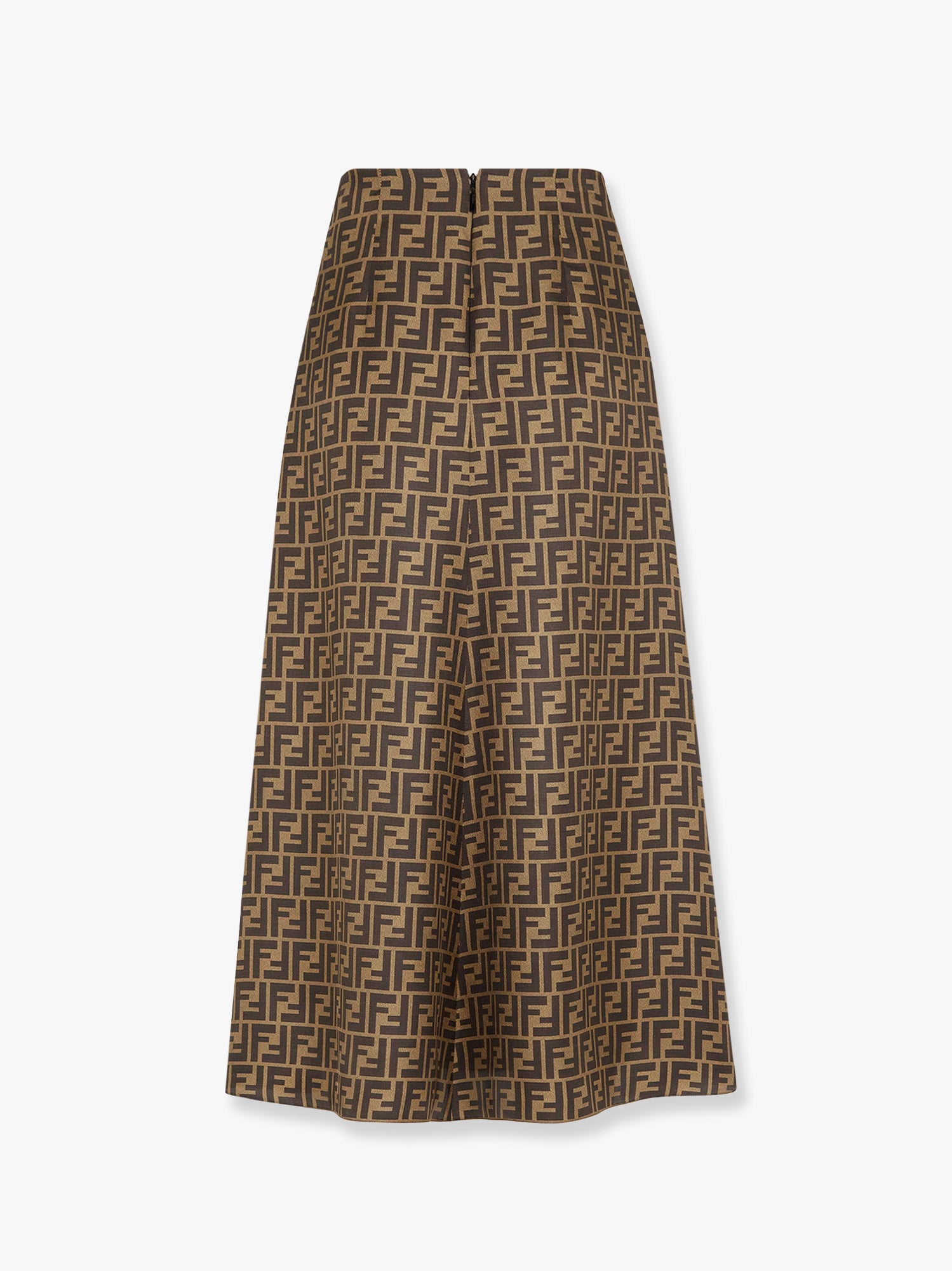 Sukňa FENDI Fendi FF Vertigo A-Line Midi Skirt Hnedá | FQ7601A8G3F1440, 1