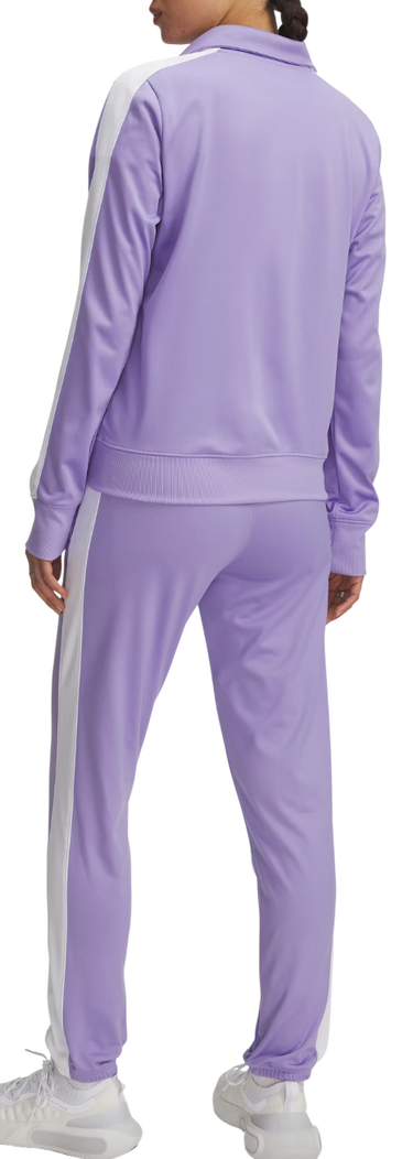 Súprava Under Armour Tricot Full-Zip Tracksuit with Contrast Stripes Fialová | 1365147-538, 2