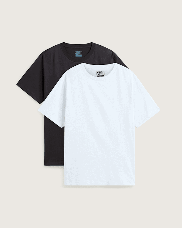 Tričko Vans Basic T-Shirt (2 pack) Čierna | VN000U11448, 0