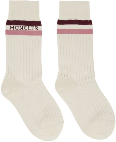 Ponožky Moncler Logo Socks Biela | I10933G000080U169, 0