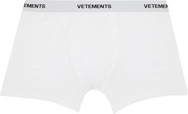 Boxerky VETEMENTS Vetements Logo-Woven Boxer Briefs Biela | MA66UN120W, 0