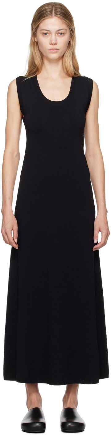 Šaty Róhe Scoop Neck Maxi Dress Čierna | 412-23-180, 0