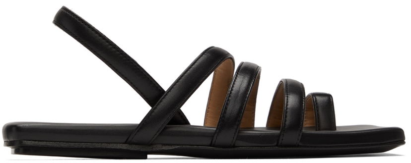 Tenisky a topánky Marsèll Marsell Tavola Leather Slingback Sandals Čierna | MW6801 193