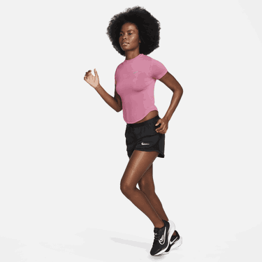 Tričko Nike RN DVN DFADV ENG SS TOP Ružová | fn2581-605, 3