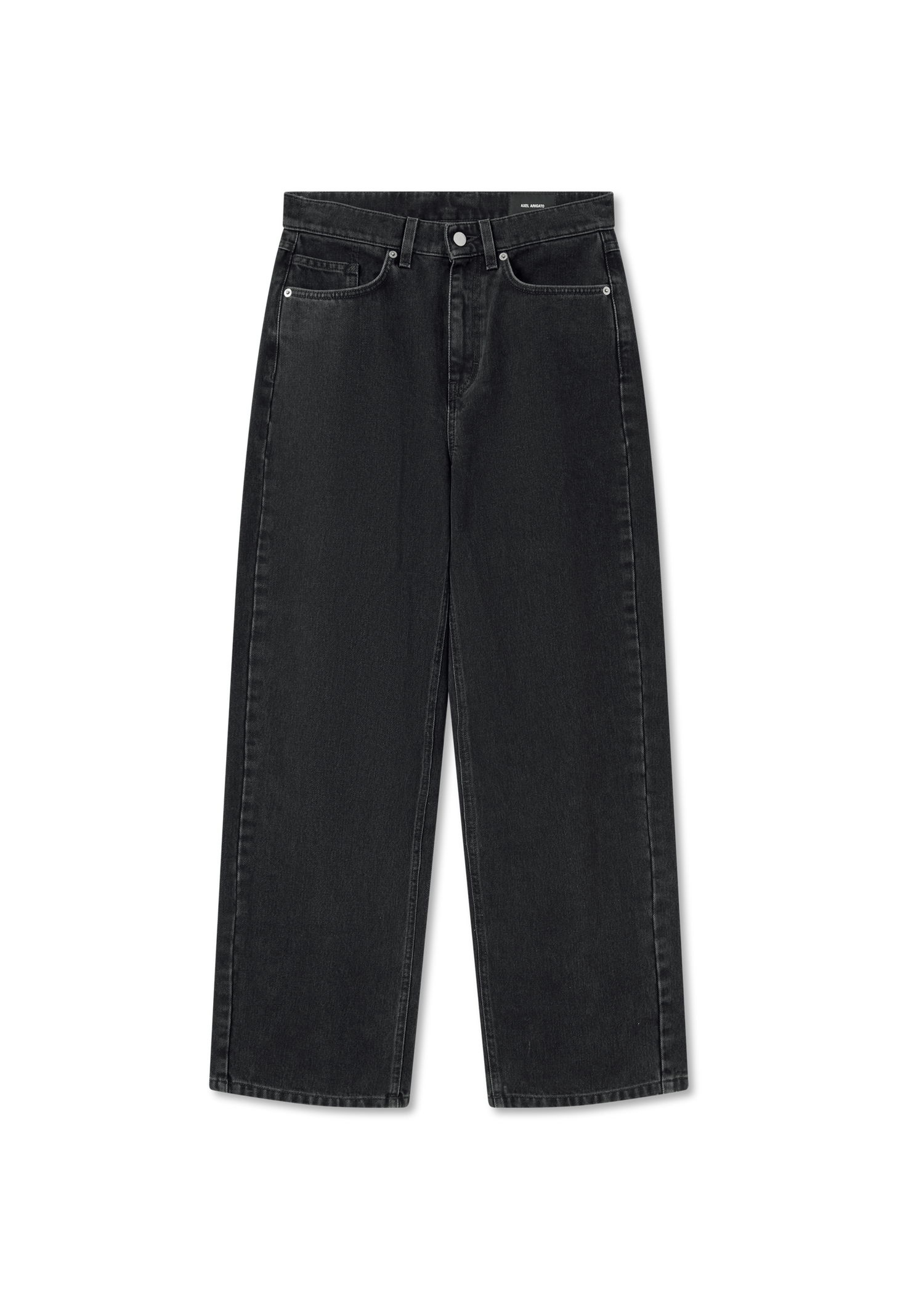 Džínsy AXEL ARIGATO Sly Mid-Rise Straight-Leg Jeans Čierna | A3552001, 1