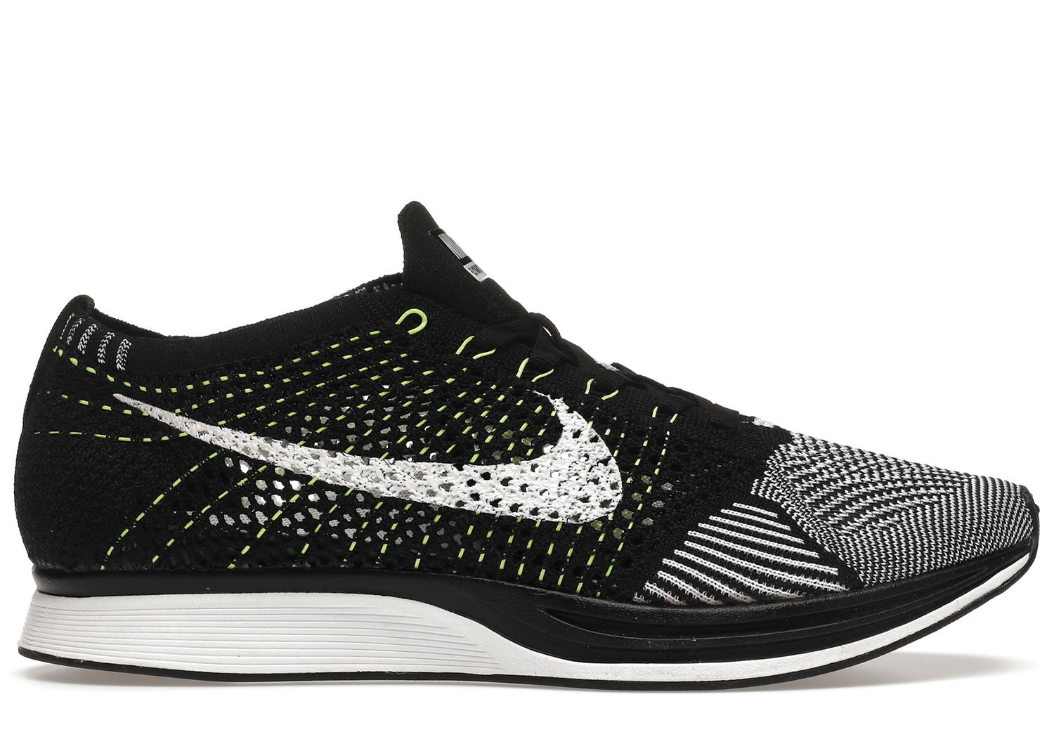 Tenisky a topánky Nike Flyknit Racer "Black White Volt" Čierna | 526628-011, 0