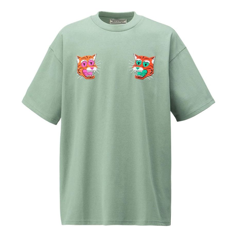 Tričko Onitsuka Tiger Graphic T-Shirt Zelené | 2183B303-300, 0