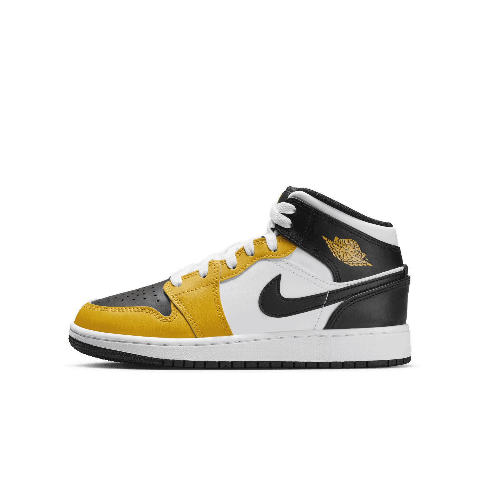 Air Jordan 1 Mid "Yellow Ochre" GS