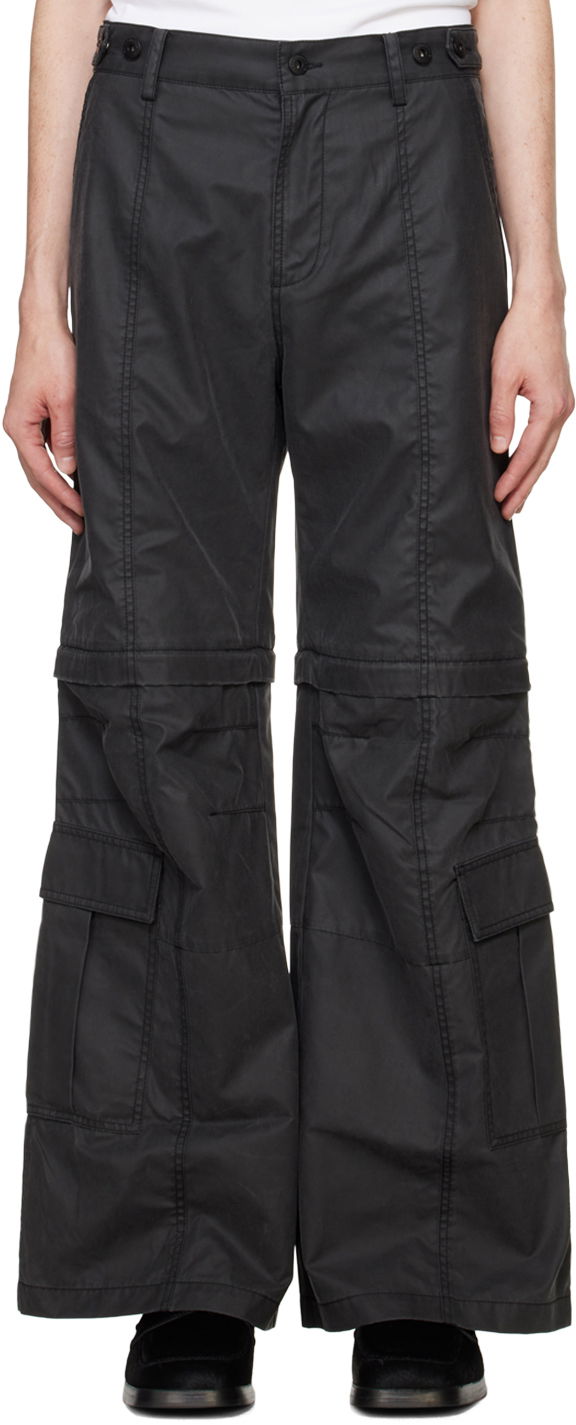 Cargo nohavice Feng Chen Wang Feng Chen Wang 2IN1 Cargo Pants Čierna | FUF18TR04B, 0