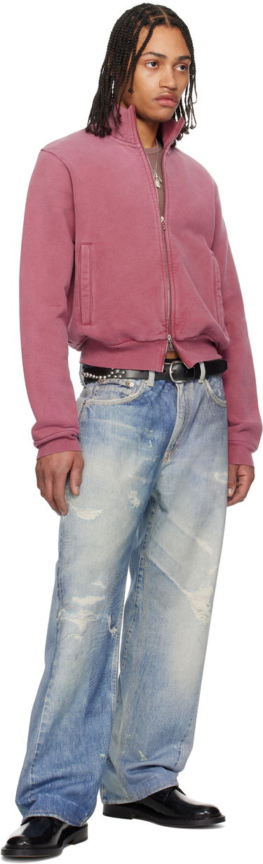 Mikina OUR LEGACY Our Legacy Mob Zip-Up Sweater Ružová | M2256MR, 3